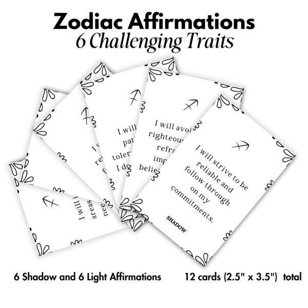 Printable Affirmation Cards for Sagittarius Zodiac Sign - Image 3
