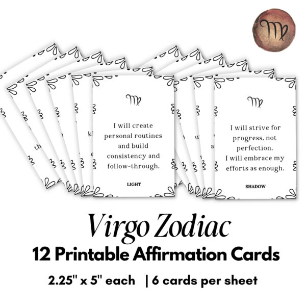 Zodiac Affirmation Cars Bundle - All 12 Signs - Image 7