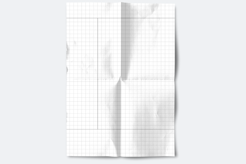 Cornell Notes template with a dotted grid layout for flexible note-taking, displayed on a folded paper design with cue, notes, and summary sections.